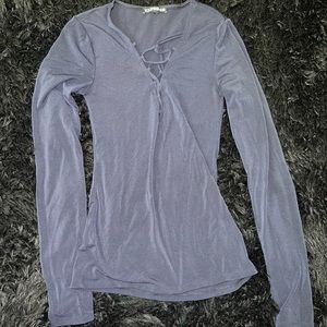 Express navy blue top